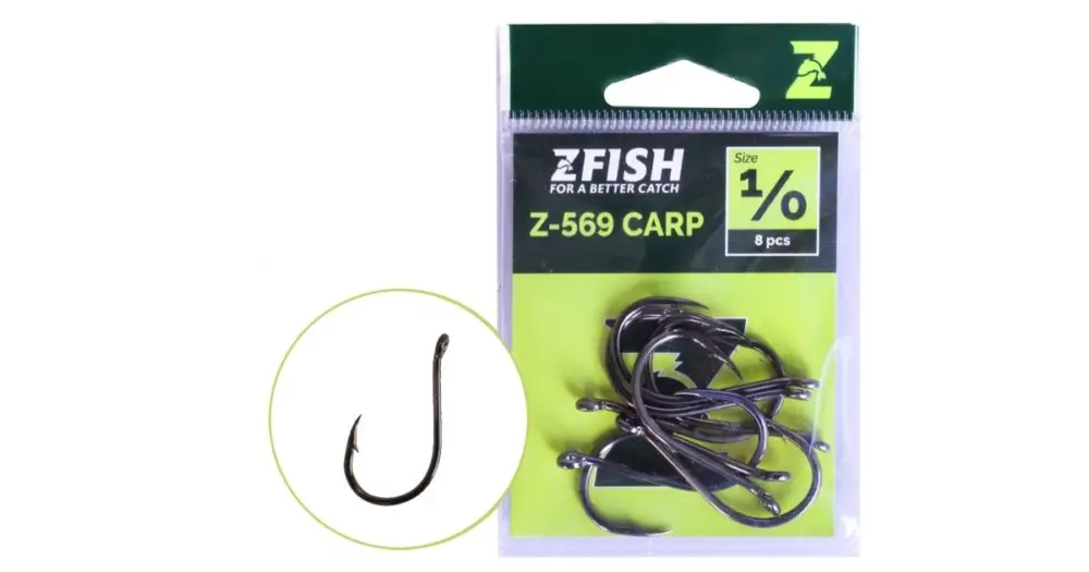 Nejlepší Cena Zfish Háčky Carp Hooks Z-569 - Velikost 2