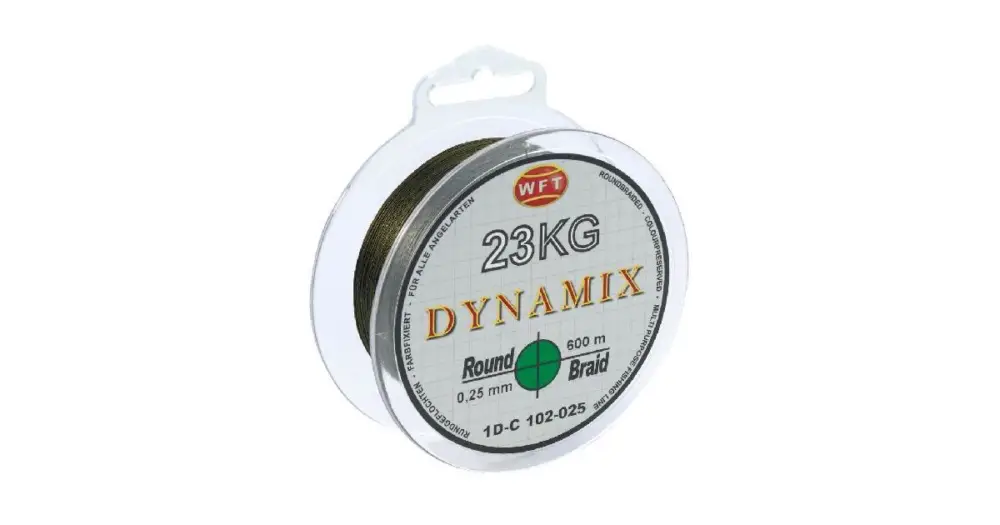 WFT Splétaná Šňůra Round Dynamix KG Zelená 300 m - 0,30 mm 26 kg Cenový Hit