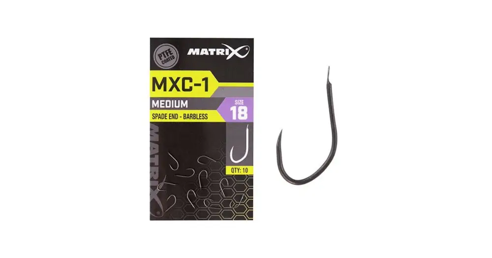 Nová Kolekce Matrix Háčky MXC-1 Barbless Spade 10 ks - 20