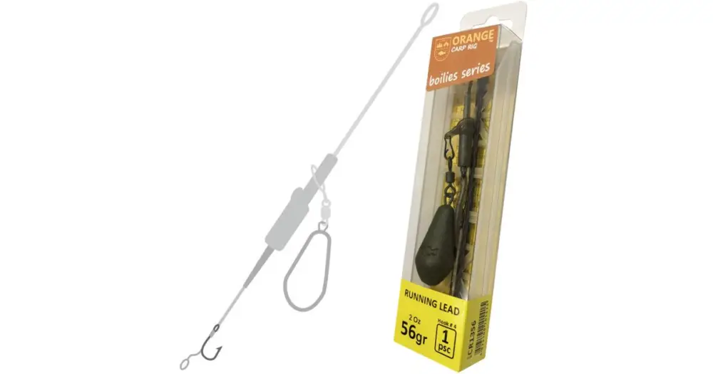 Omezená Nabídka Life Orange Carp Rig Running Lead - 56 g