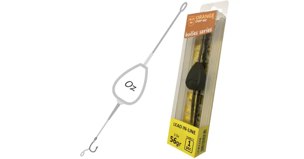 Cenová Bomba Life Orange Carp Rig Lead In-Line