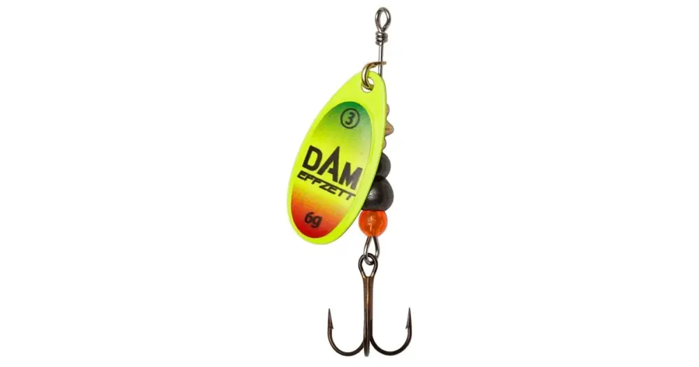 Značkový Dam Třpytka Effzett Fluo Spinner Trio - Velikost 1 Hmotnost 3 g
