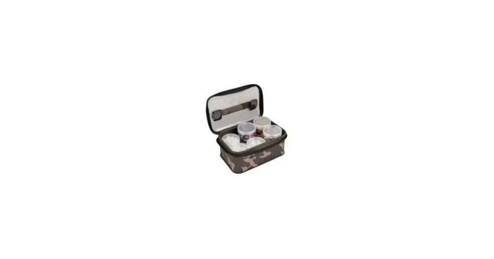 Fox Pouzdro Aquos Camo Bait Storage Large Víkendová Akce
