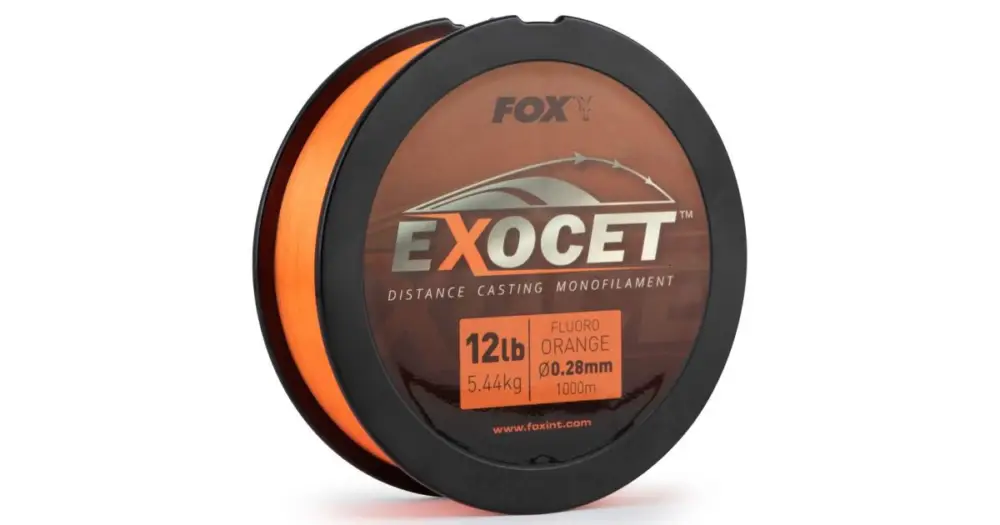 Novinka Fox Vlasec Exocet Fluoro Orange Mono 1000 m