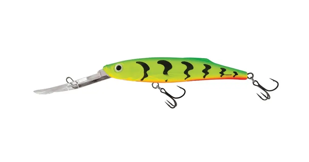 Pouze Dnes Salmo Wobler Freediver Super Deep Runner Green Tiger - 7 cm 8 g