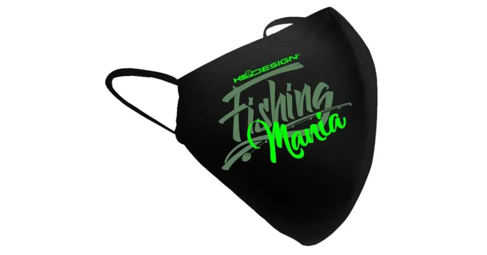 Autentický HOTSPOT DESIGN Rouška Fishing Mania zelená