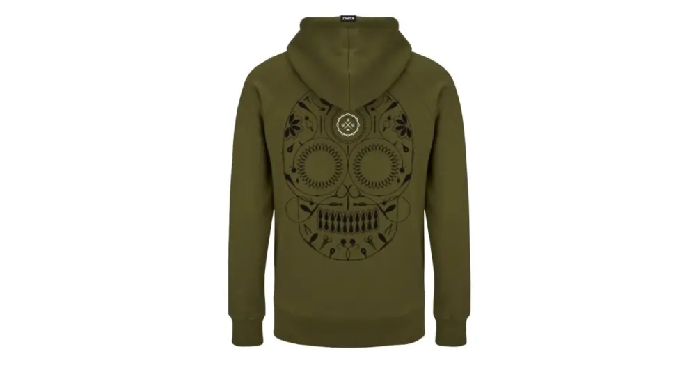 KUMU Mikina DEATH RIG-Khaki - Velikost XXXXL Oblíbený