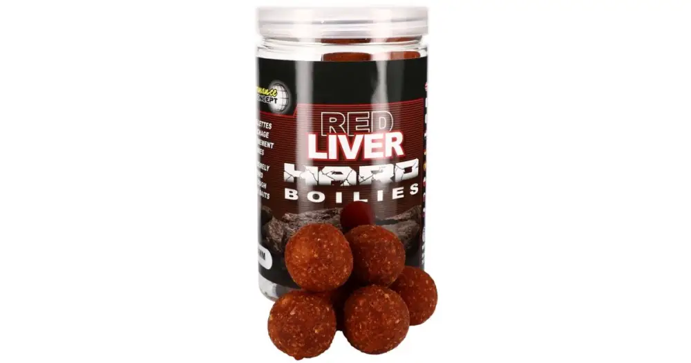 Starbaits Boilie Red Liver Hard 200 g Akce