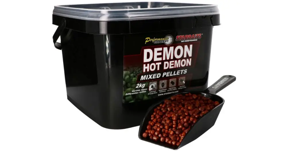 Starbaits Pelety Hot Demon Mixed 2 kg Nejlepší Volba