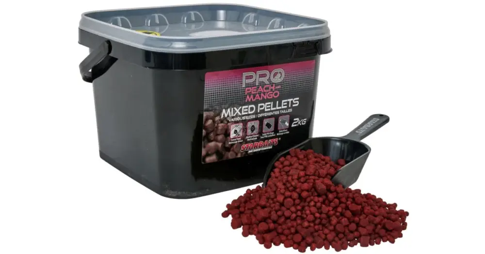 Starbaits Pelety Pro Peach & Mango Mixed 2 kg Pouze Dnes
