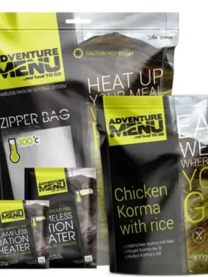Akce Adventure Menu Samoohřevná Kapsle Set 3x30 g 2x60g + Zipper Bag