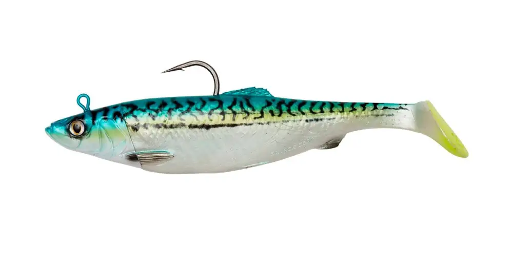 Savage Gear Gumová Nástraha 4D Herring Big Shad Green Mackerel - 22 cm 200 g Akční Cena