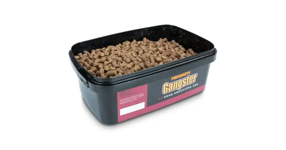 Mikbaits Gangster Pelety G2 Krab Ančovička Asa 700 g 6 mm Poslední Šance