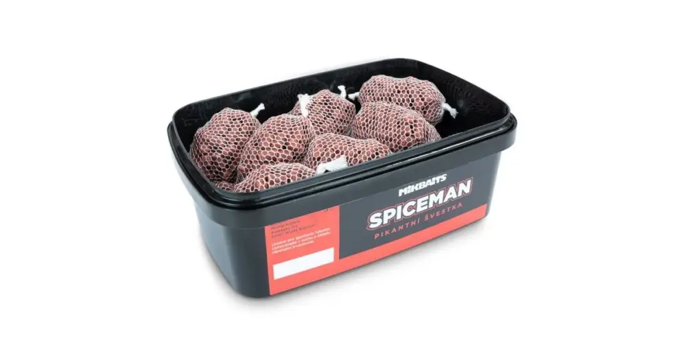 Nejlepší Volba Mikbaits PVA Bomb Spiceman Pikantní Švestka 15 ks
