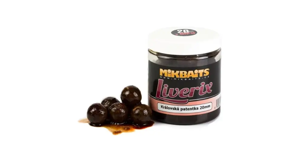 Pouze Dnes Mikbaits Boilies V Dipu LiveriX Královská Patentka 250 g