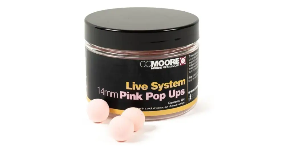 Bezpečná Platba CC Moore Plovoucí Boilie Live System Růžové Pop Up Extra Plovoucí - 14 mm 45 ks