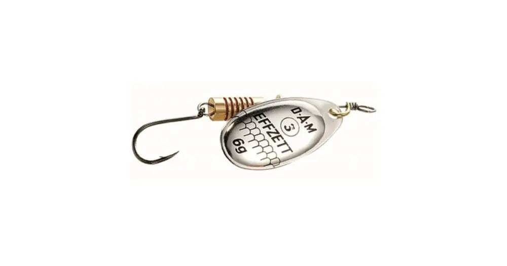 Dam Třpytka Effzett Spinner With Single Hooks Sinking Silver - Velikost 3 Hmotnost 6 g Ihned K Objednání