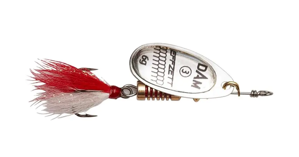 Originální Dam Třpytka Effzett Standard Spinner Dressed Silver - Velikost 3 Hmotnost 6 g