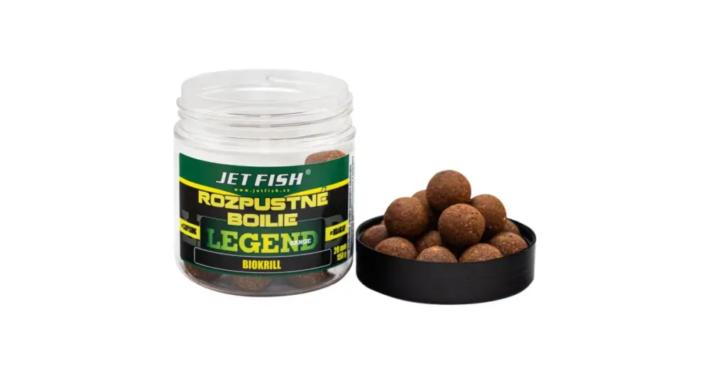 Bezpečná Platba Jet Fish Rozpustné Boilie Legend Range Biokrill 250 ml