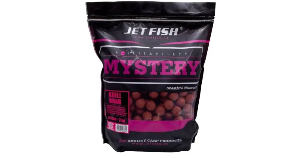 Super Cena Jet Fish Boilie Mystery Krill Krab - 250 g 24 mm