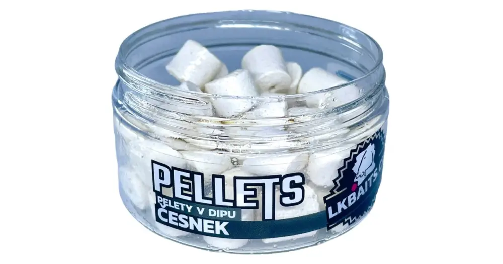 Nízká Cena LK Baits Pelety V Dipu 12 mm 60 g - Česnek