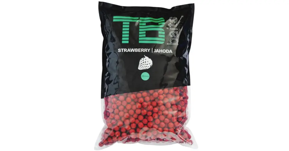TB Baits Boilie Strawberry -10 kg 20 mm Doprava Zdarma