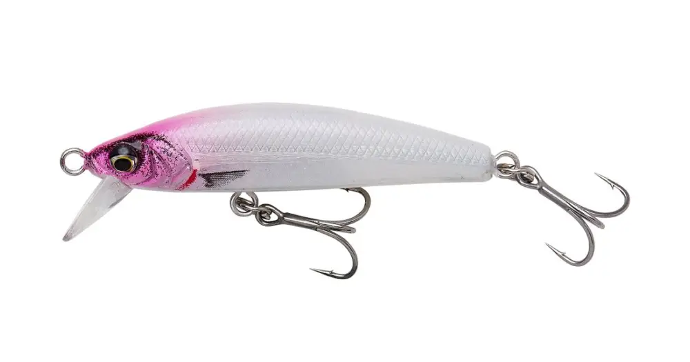 Super Cena Savage Gear Wobler Gravity Minnow Fast Sinking Pink Head 5 cm 8 g