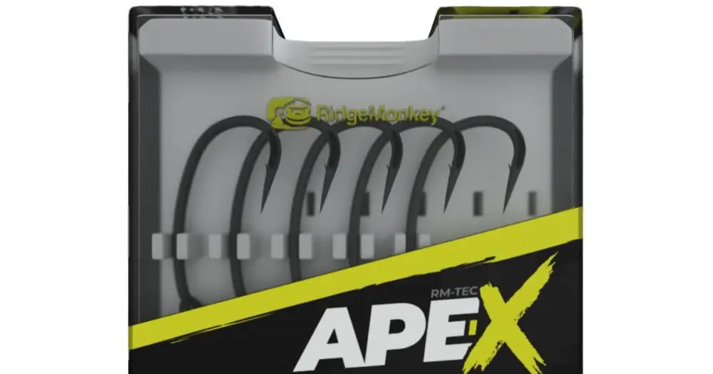 Časově Omezené RidgeMonkey Háček Ape-X Medium Curve 2XX Barbed 10 ks - Velikost 6