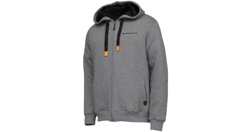 Savage Gear Mikina Classic Zip Hoodie Grey Melange - S Kup Teď