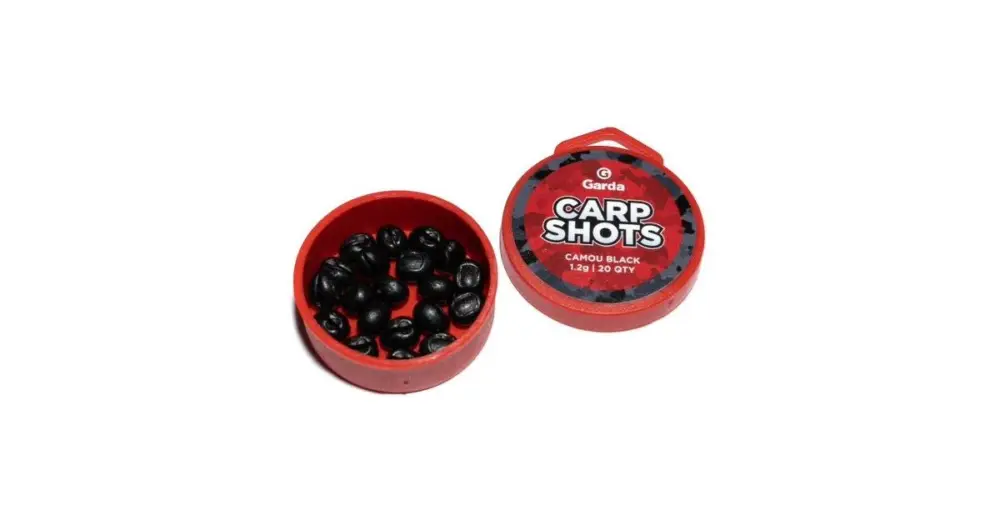 Nejprodávanější Garda Bročky Carp Shots Camou Black - 20 ks 1,2 g