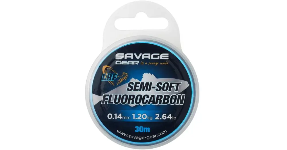 Savage Gear Fluorocarbon Semi Soft LRF Clear 30 m - 0,19 mm 2,22 kg Ihned K Objednání