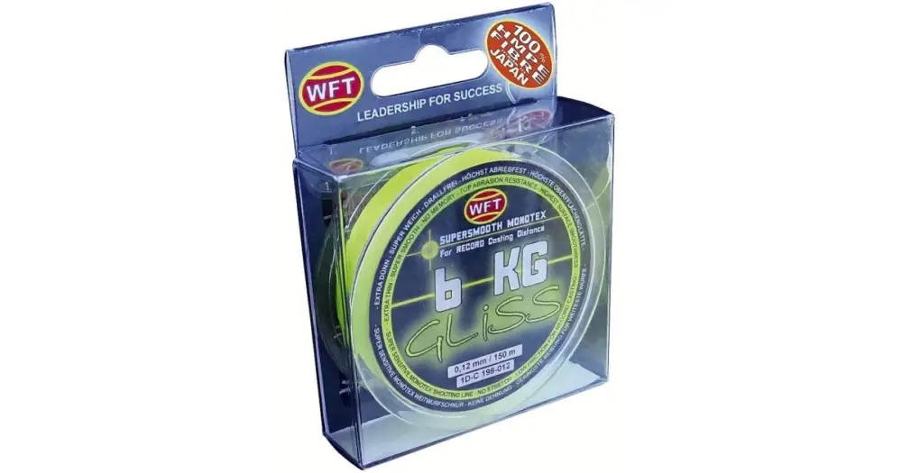 WFT Šňůra Gliss KG Žlutá 150 m - 0,18 mm 11 kg Víkendová Akce