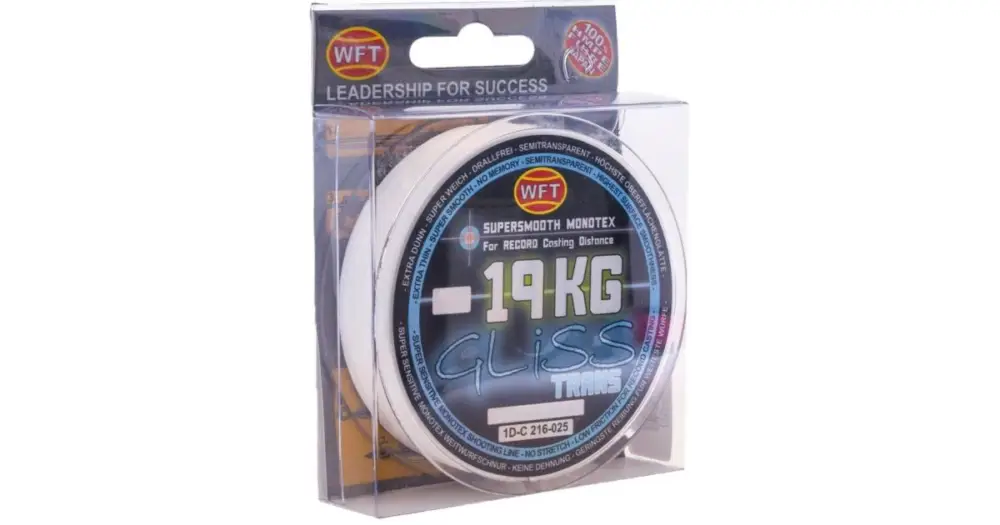 WFT Šňůra Gliss KG Bílá 150 m - 0,14 mm 8 kg Nová Kolekce