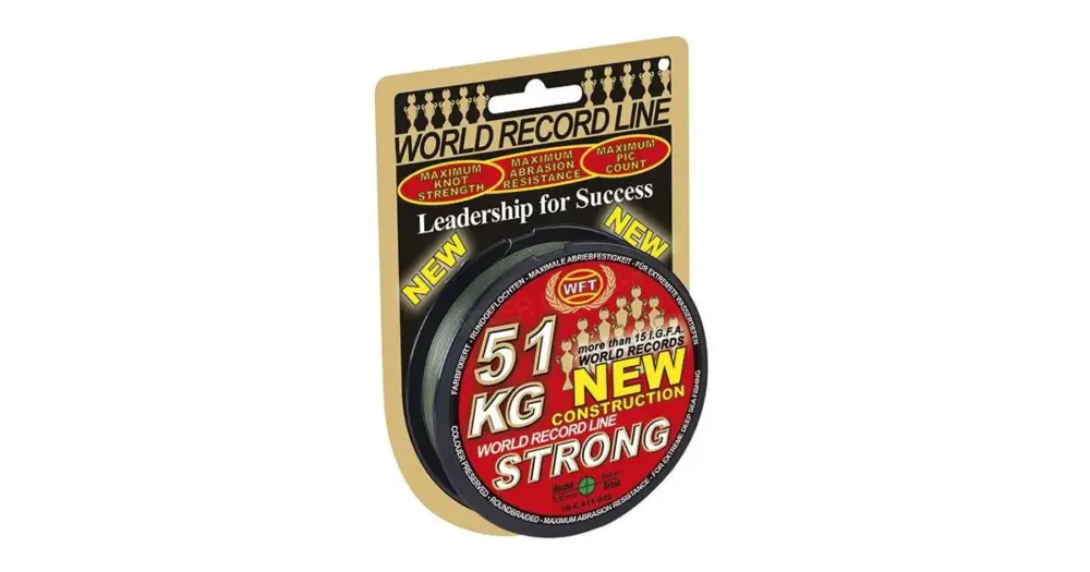 WFT Šňůra KG Strong Zelená 600 m - 0,25 mm 39 kg Novinka