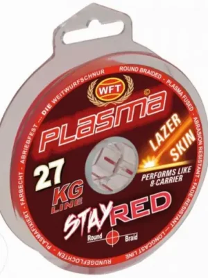 Zlevněný WFT Šňůra KG Plasma Stay Red 150 m - 0,08 mm 8 kg