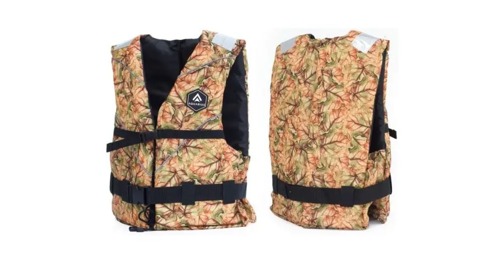 Značkový Kolibri Plovoucí Vesta Aquarius Camo Forest - Velikost XXL