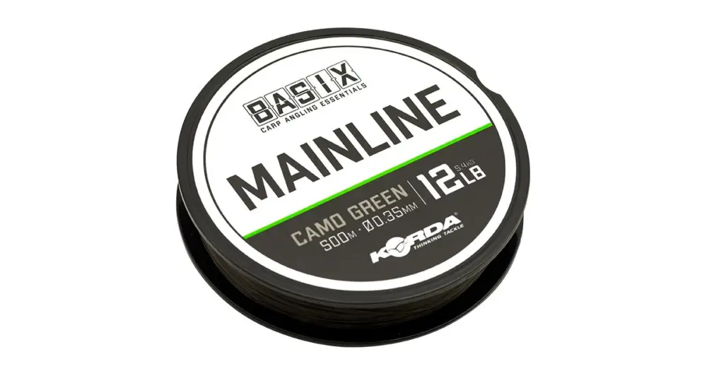 Korda Vlasec Basix Main Line Camo Green 500 m - 0,35 mm 5,4 kg Bezpečná Platba