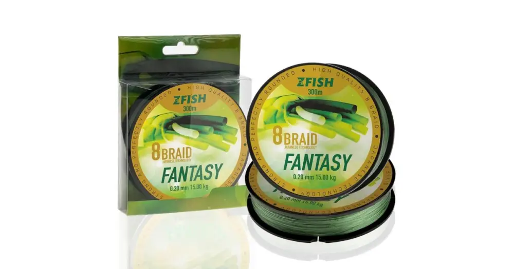 Zfish Splénaná Šňůra Fantasy 8 Braid 300 m Výprodej