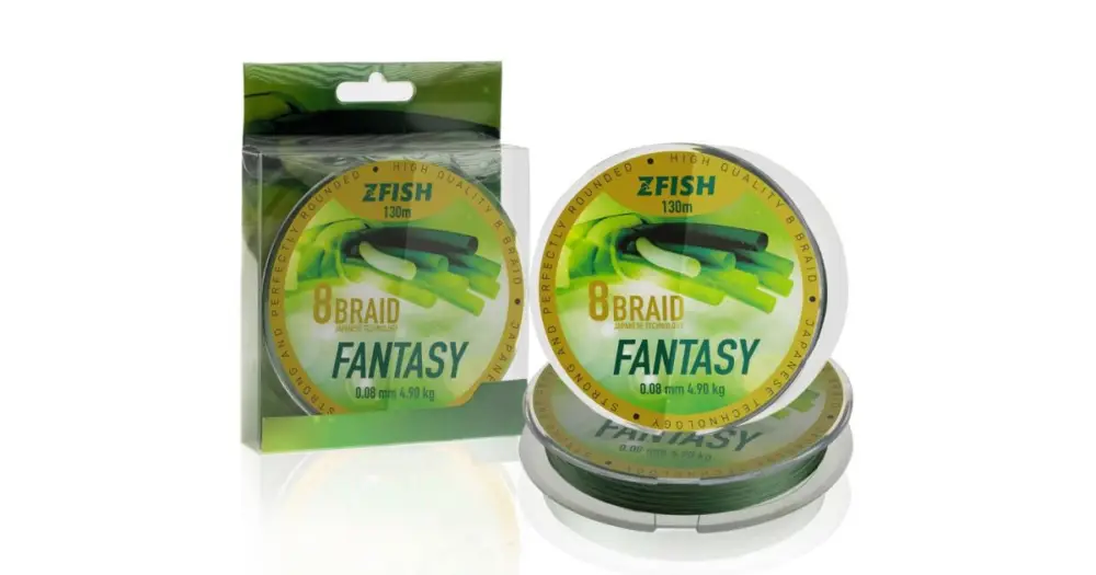 Zfish Splénaná Šňůra Fantasy 8 Braid 130 m - 0,20 mm 15 kg Odeslání Ihned