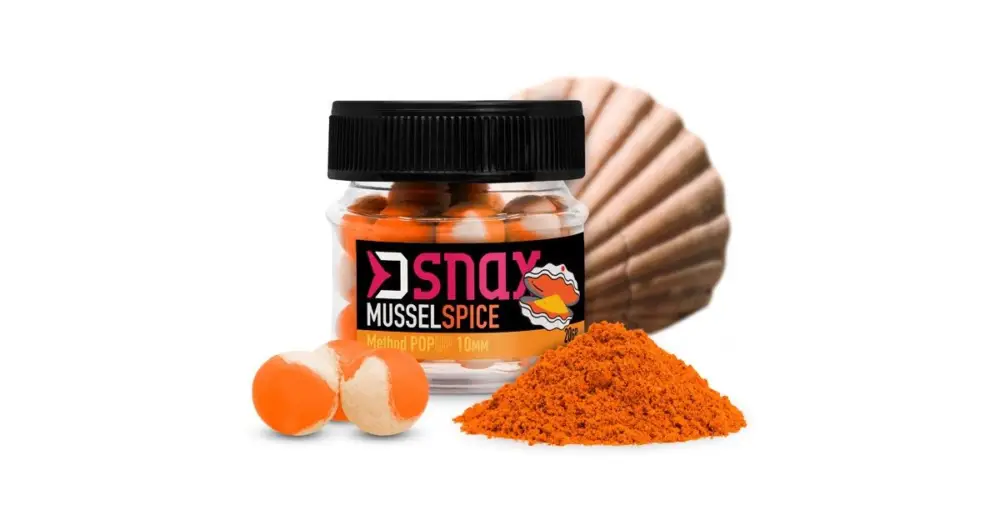Novinka Delphin Pop Up Nástraha D Snax Pop Mušle koření 20 g