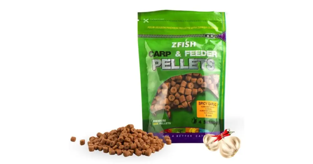 Jen Po Omezenou Doba Zfish Chytací Pelety Carp & Feeder Pellets 8 mm 200 g - Spicy Garlic