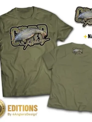 4ANGLERSDESIGN Tričko Carpfishing - XL Super Cena