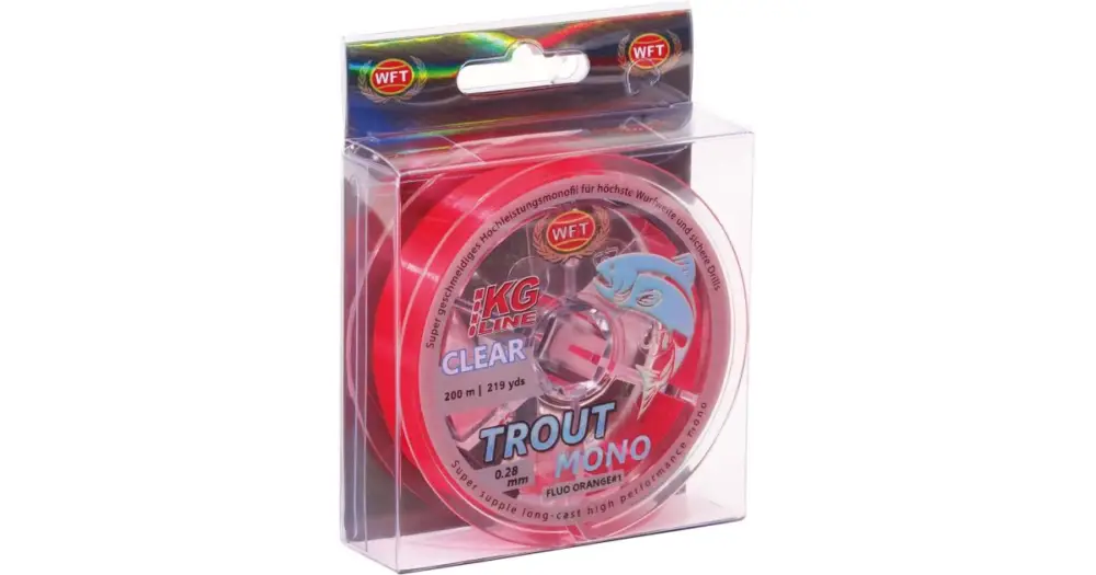 WFT Vlasec Trout Mono Clear Orange 200 m - 0,16 mm 3,4 kg Kup Teď