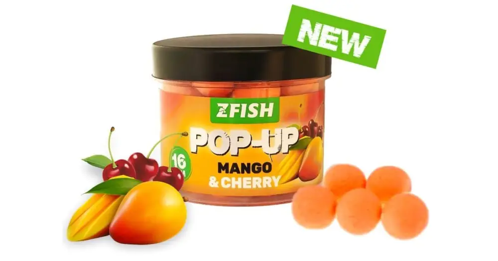 Akce Zfish Plovoucí Boilies Pop-up 60 g 16 mm - Mango-Cherry