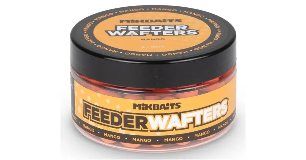 Aktuální Mikbaits Feeder Wafters 100 ml 8+12 mm - Mango