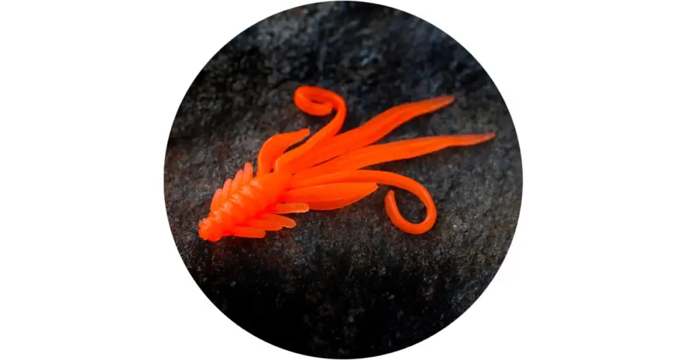 RedBass Gumová Nástraha Nymfa Signal Orange UV - S 53 mm Akční Cena