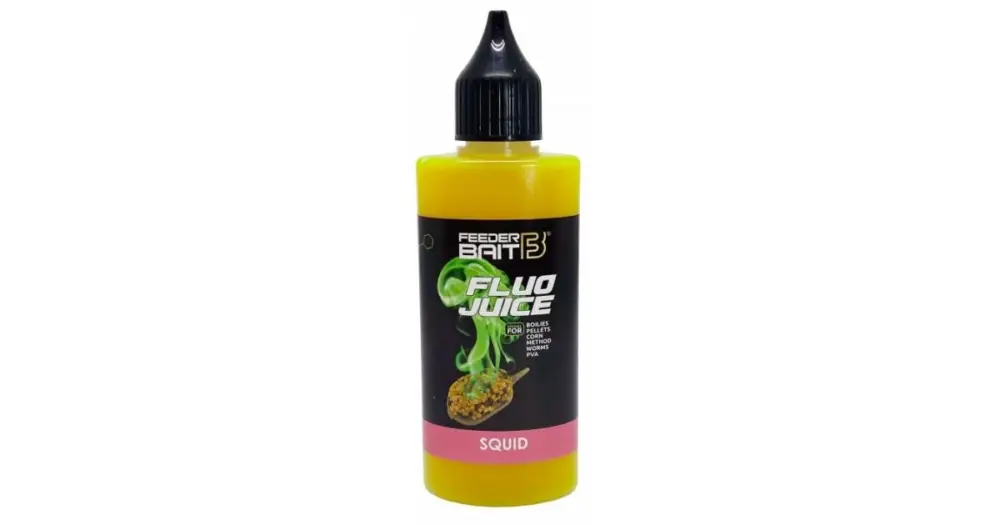 FeederBait Dip Fluo Juice 50 ml - Squid Zlevněný