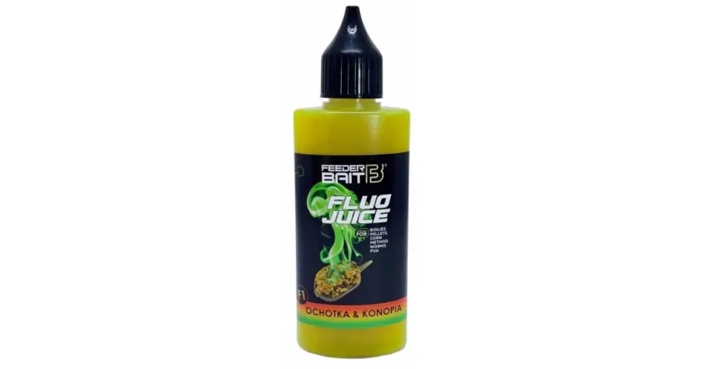 FeederBait Dip Fluo Juice 50 ml - Patentka/Konopí Finální Výprodej
