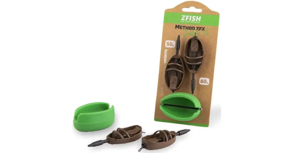 Přímo Od Výrobce Zfish Sada Krmítek Method Feeder Set ZFX + Formička - 50 g a 60 g