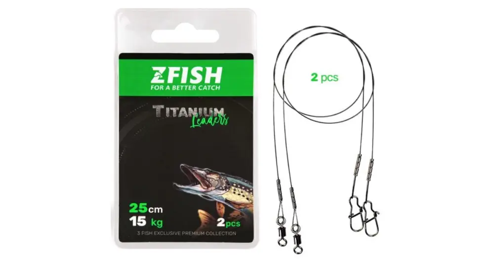 Zfish Lanko Titanium Leader 2 ks Nová Kolekce